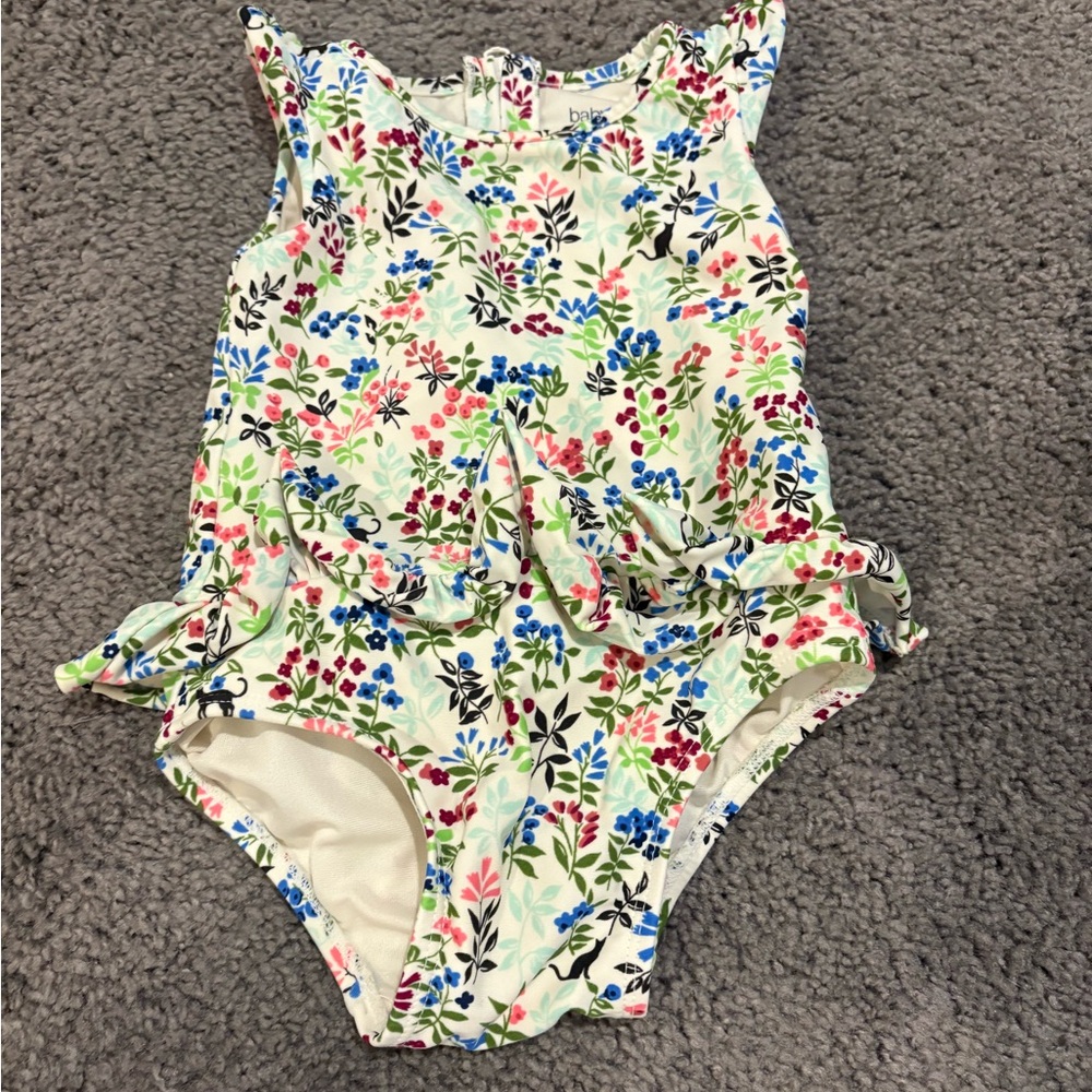 GAP Baby Floral Bodysuit - Multicolor